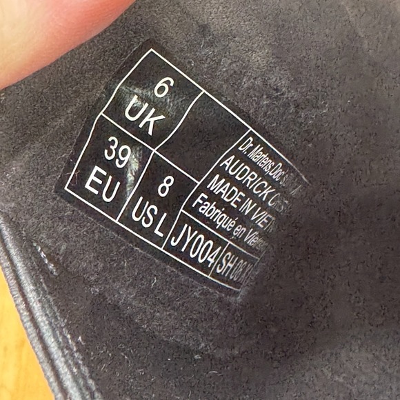 Dr Martens Audrick Chelsea Boots Womens Size 8 Black Leather Platform Shoes NEW - Picture 8 of 8